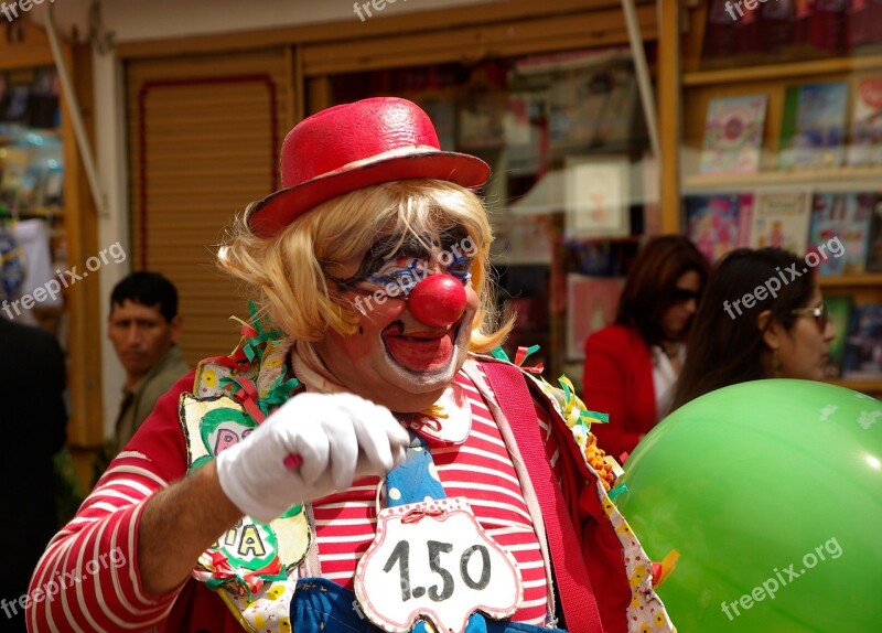 Clown Disguise Circus Fun Fair Free Photos