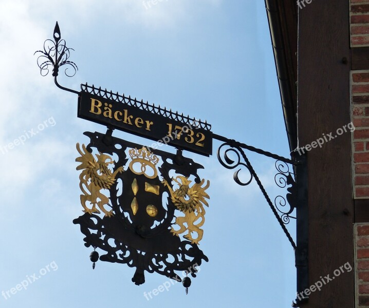 Hildesheim Germany Lower Saxony Historically Historic Center Shield