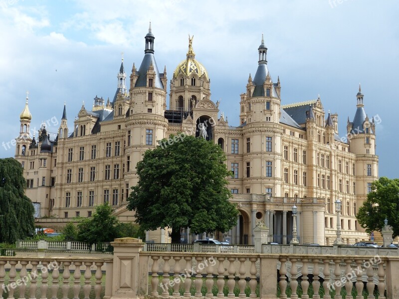 Schwerin Mecklenburg Western Pomerania Seat Of Government State Capital Castle