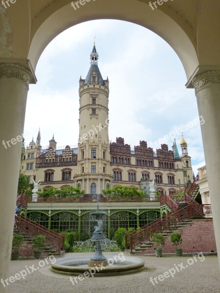 Schwerin Mecklenburg Western Pomerania Seat Of Government State Capital Castle