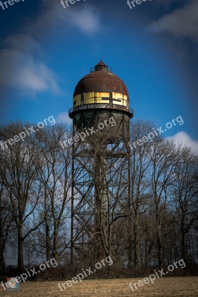 Water Tower Grevel Shadow Mood Lanstrop