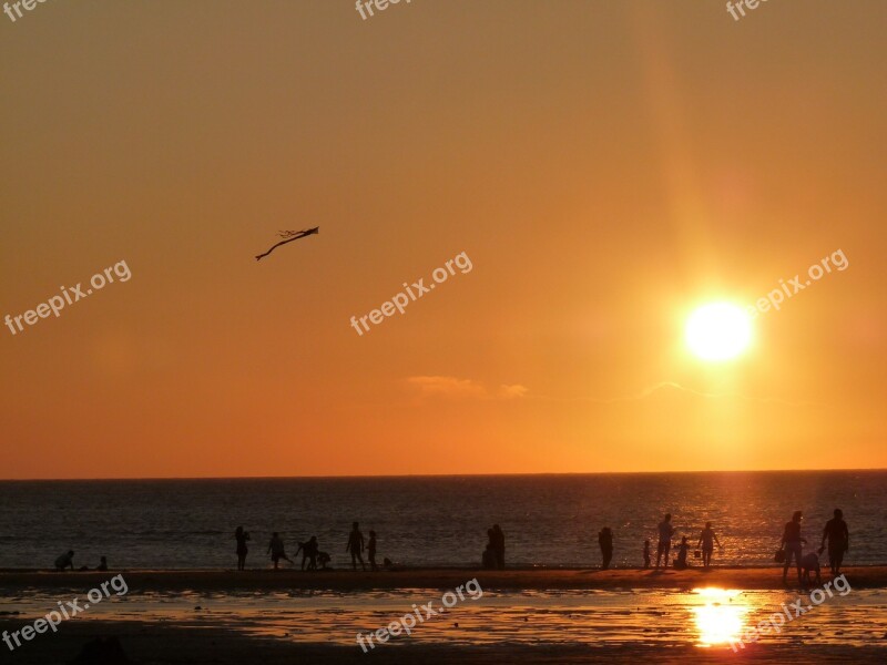 Sunset Beach Sea Taiwan Li