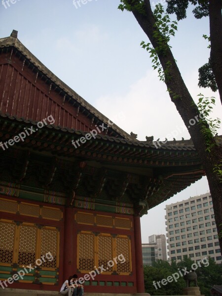 Wood Hanok Beauty Traditional Korean Traditional