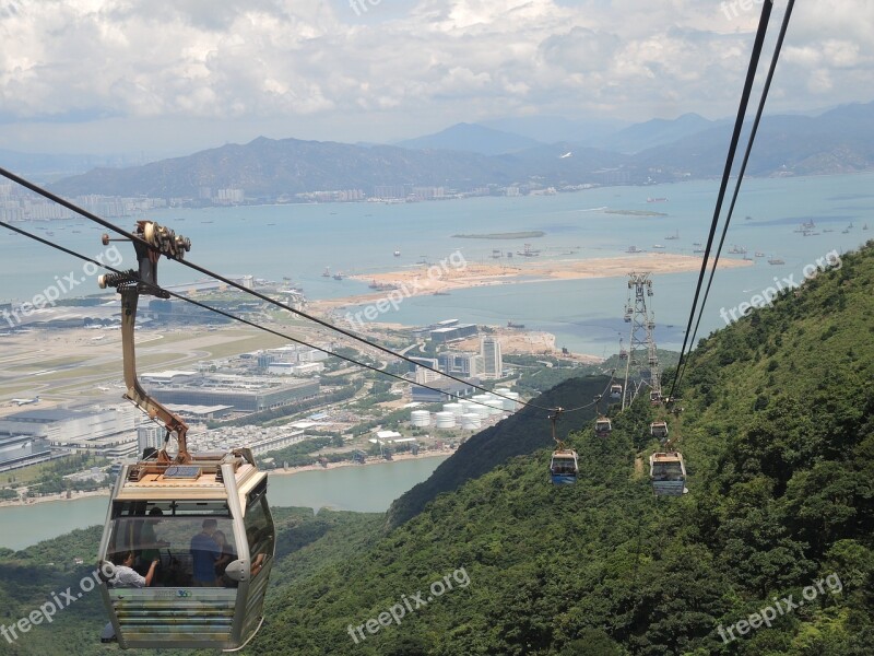 Car 纜 Hong Kong High Altitude Airport Hotels Ngong Ping