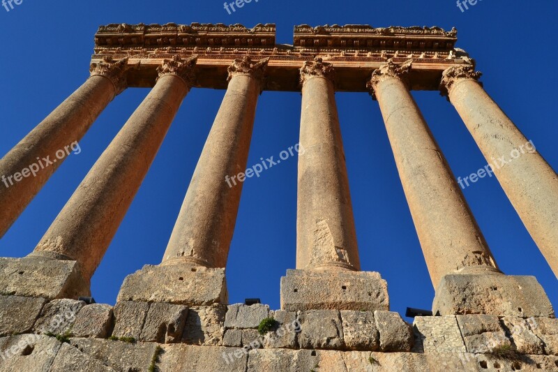 Baalbeck Baalbek Lebanon Ruins Architecture