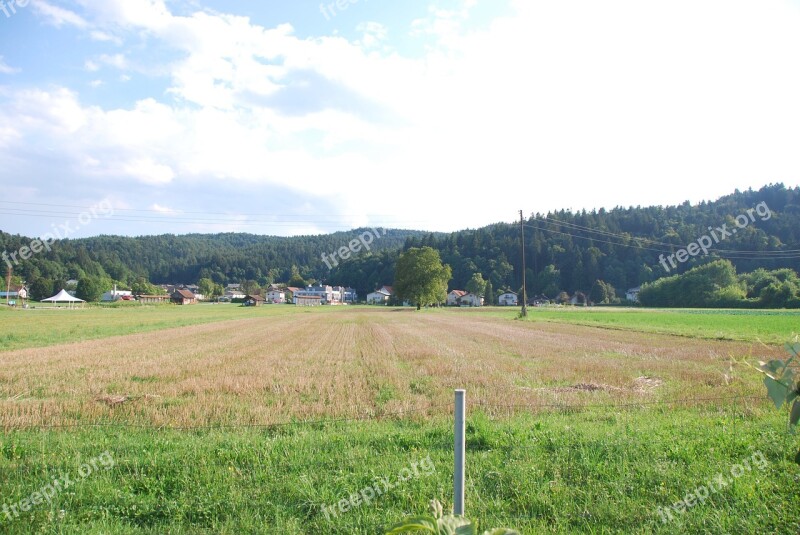 Field Nature Landscape Wild Wild Field