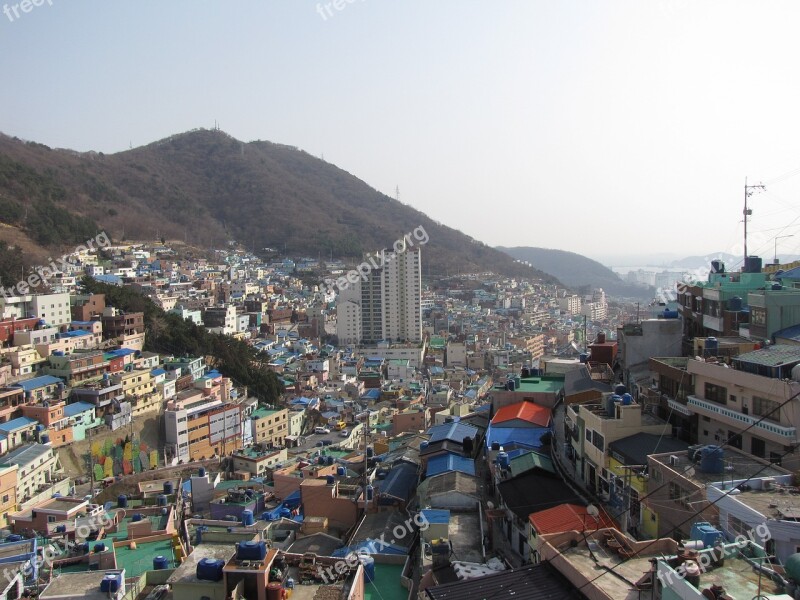 Busan Gamcheon Cultural Village Travel Landscape