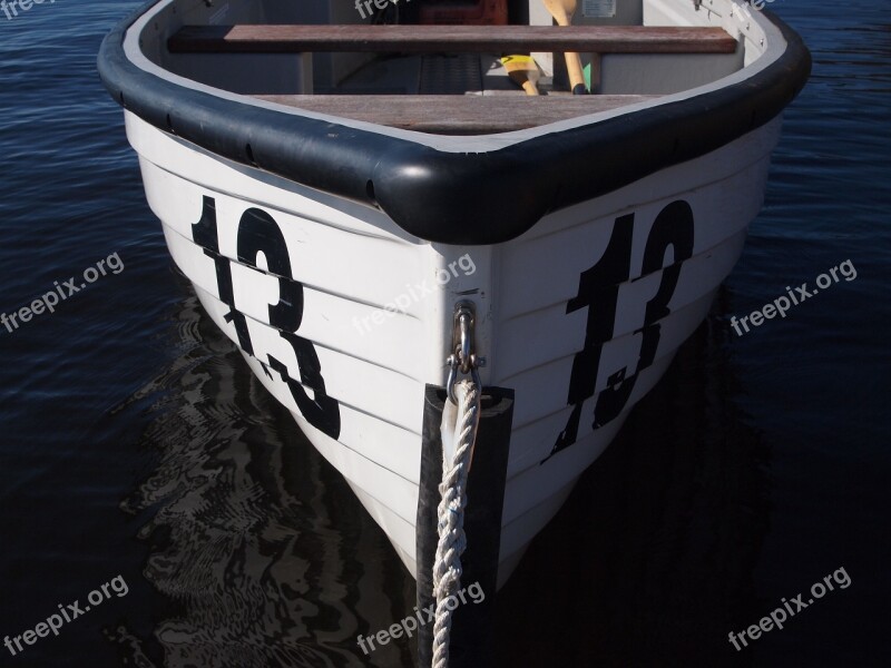 Rowing Boat Lake Water Number 13