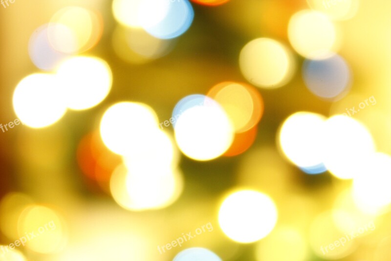 Christmas Fuzzy Lights Brightness Free Photos