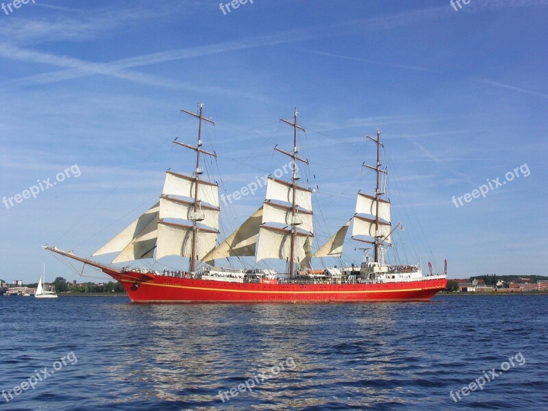 Ship Tall Vessel Nautical Sail