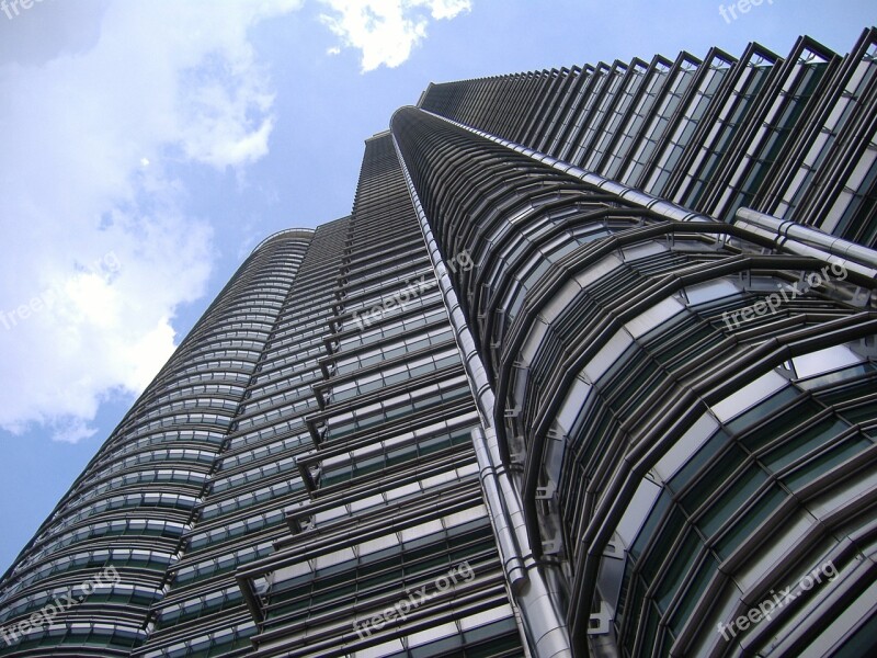 Building Tower Petronas North Urban