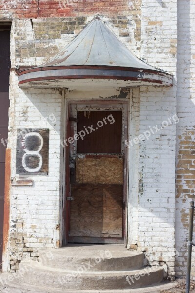 Warehouse Door Industrial Building Entrance