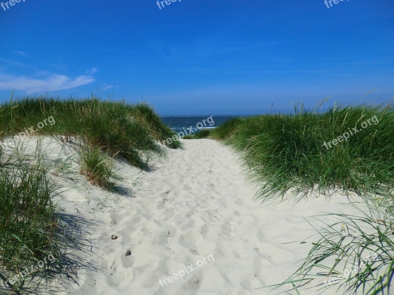 Sylt Beach Sand Germany Island