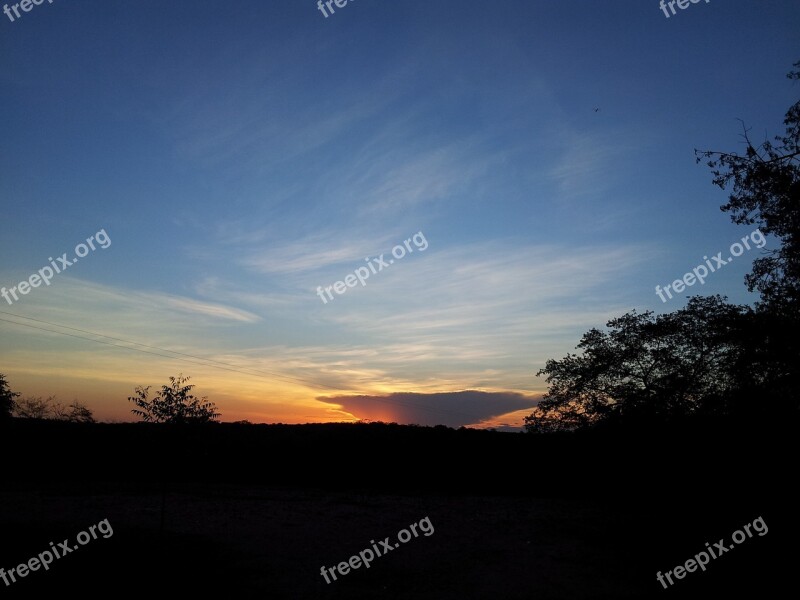 Sol Clouds Sky Flying Sunset