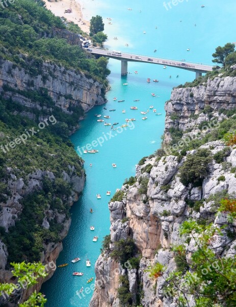 Water View France Bridge Boating