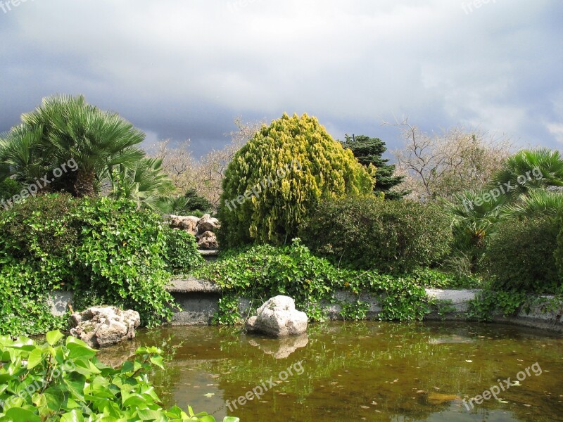 Park Lake Sky Estepona Free Photos