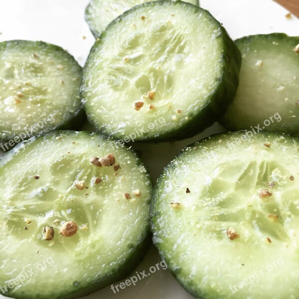 Cucumbers Food Healthy Fresh Organic