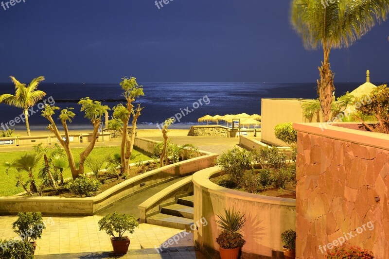 Tenerife Beach Seaside Ocean Spain