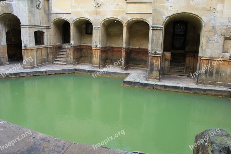 Bath Roman Bath Hot Spring Roman Free Photos