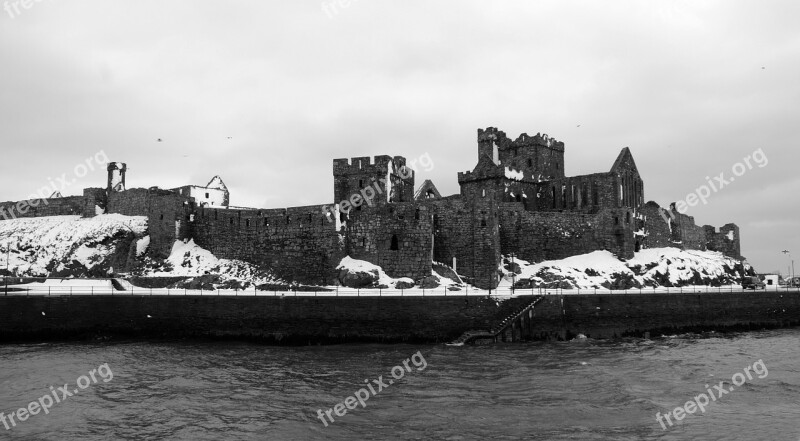 Castle Fortress Ruined Landmark Historic