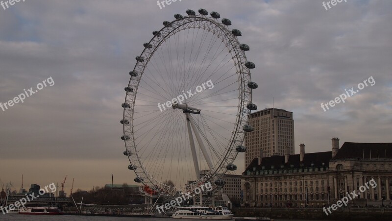 London England Westminster London Ferris Wheel Free Photos