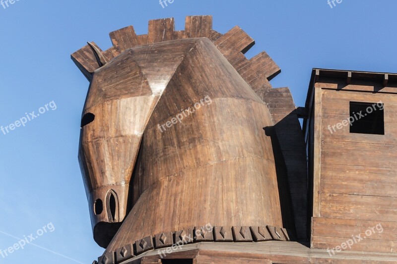 Trojan Horse Troy Turkey Horse Wooden Horse