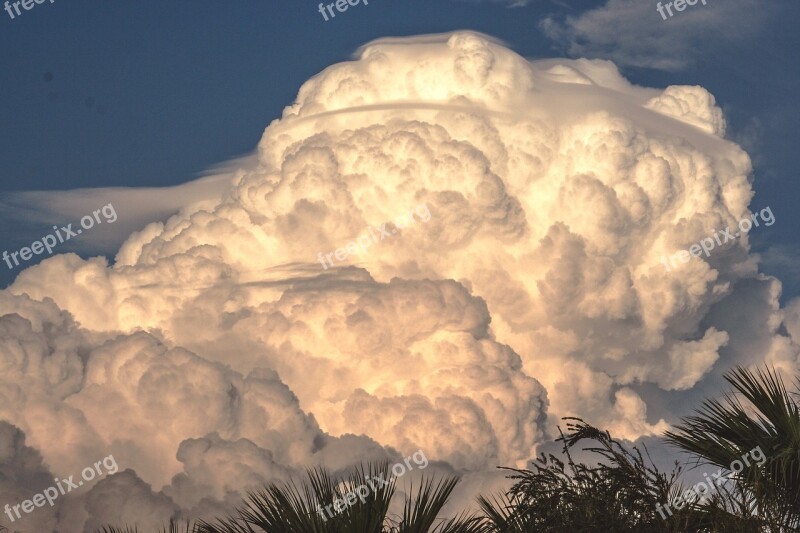 Cumulonimbus Nimbus Cloud Storm Clouds Weather Clouds