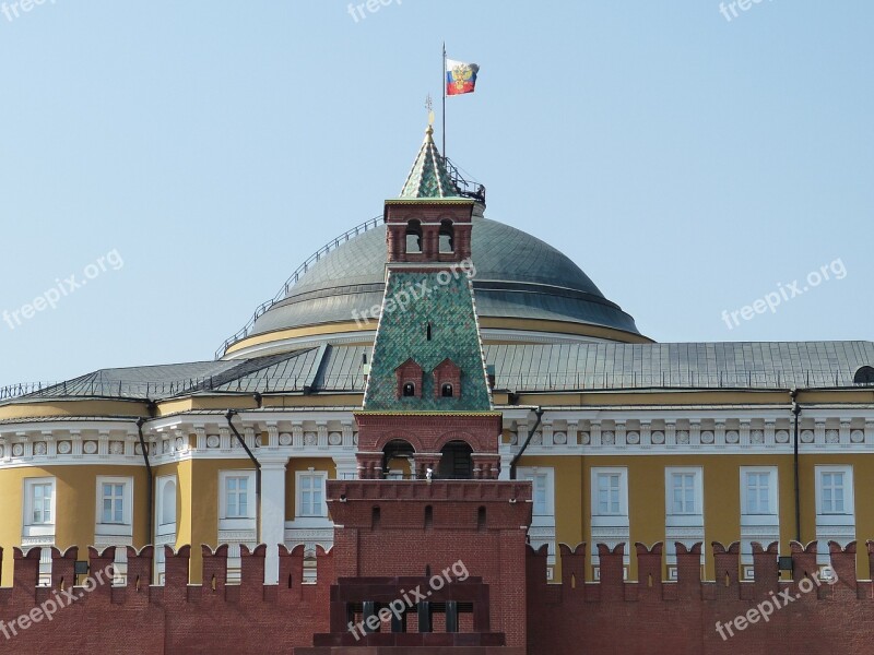 Red Square Russia Moscow Capital Historically