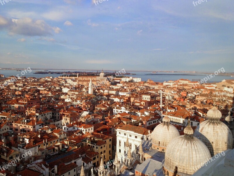 Venice Landscape Laguna Buildings Houses