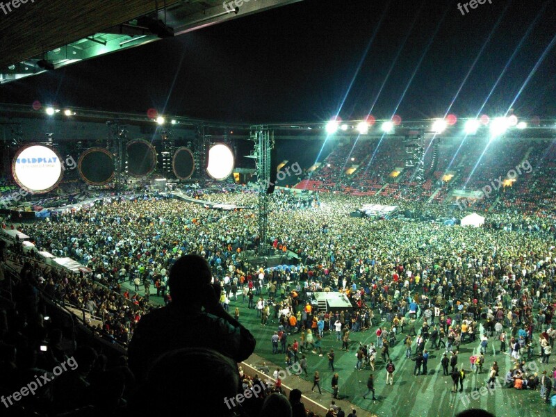 Hall Arena Concert Music The Crowd