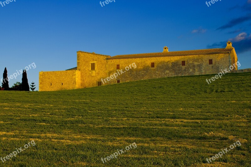 House Rural Landscape Majorca Mediterranean