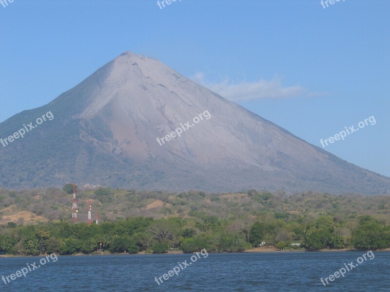 Volcano View Ometepe Island Rivas Nicaragua Free Photos