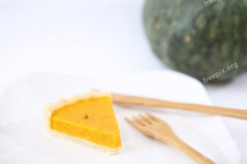 Pie Pumpkin Bread Yellow Abstract