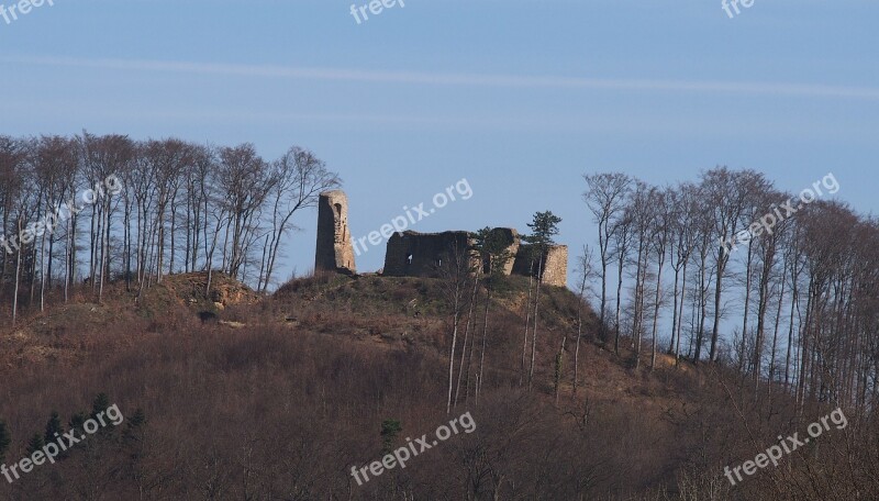 Castle Breisgau Ruin Masonry Fortress