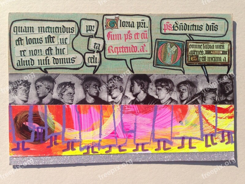 Art Money Talk Collage Talking Communication