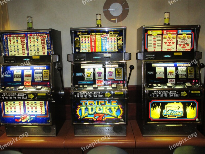 Slot Machines Gambling Casino Jackpot Free Photos