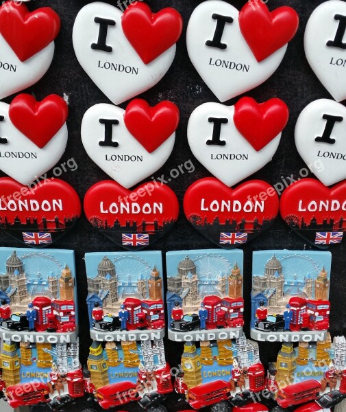 London Magnets Love England Travel