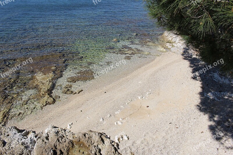 Bay Pebble Beach Croatia Mediterranean Free Photos