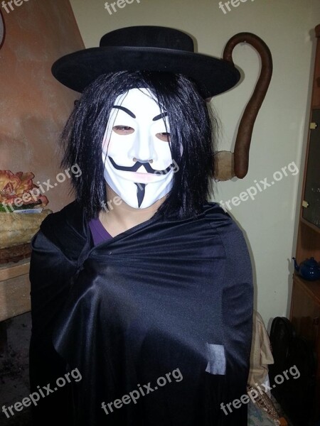 V Anonymous Anon Revenge Costume