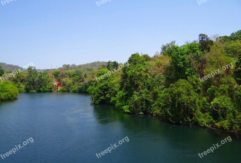 River Kali Nature Landscape Mountain