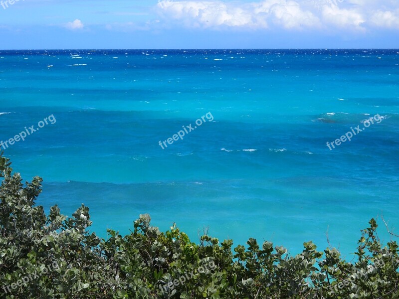 Bahamas Ocean Exuma Sea Waves