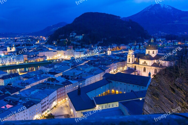 Salzburg Austria Mönchberg Collegiate Church Historic Center