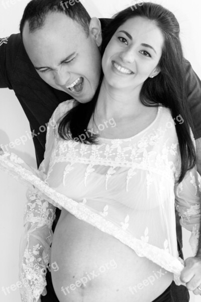 Women Pregnant Pregnancy Happy Couple Free Photos