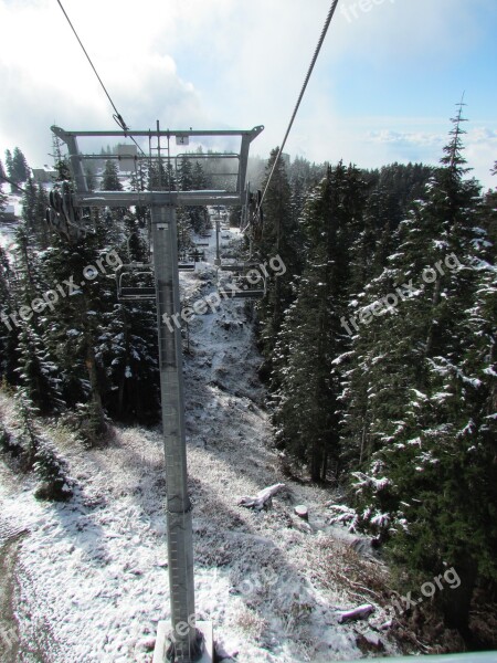 Grouse Mountain Canada Vancouver Snow Mountain