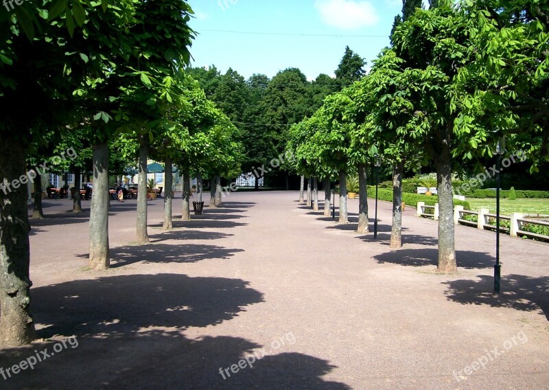 Park Kuranlage Historical Bad Lauchstädt Saxony-anhalt