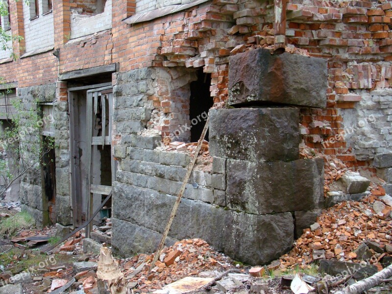 Ruin Building Bricks Free Photos