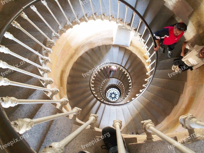 Staircase Lighthouse It Re Side France