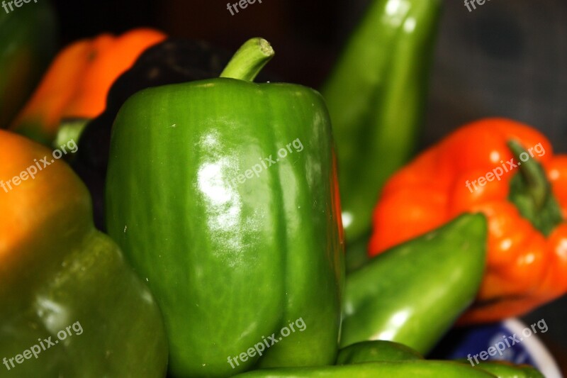 Capsicum Nature Healthy Fresh Garden