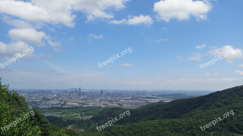 Mountains Shaoxing The Scenery Incense Burner Peak Furnace Peak Temple