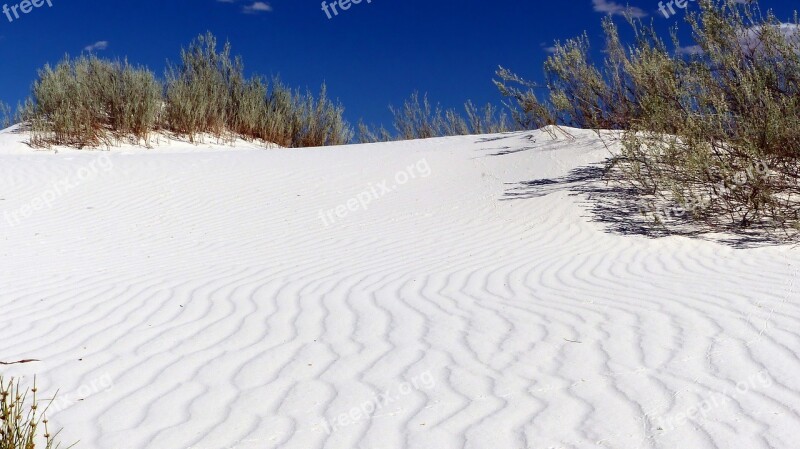 Desert Sands Dunes Landscape Nature